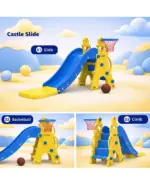 Kids Slide with Basketball Hoop - Image 3