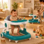 2 in 1 Walker with Height Adjustment & Detachable