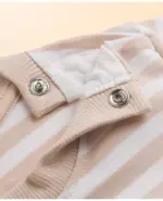 Zero Sinker Knit Half Sleeves Striped T-Shirt & Shorts - Image 5