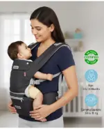 Ergonomic Baby Carrier with Hip Seat